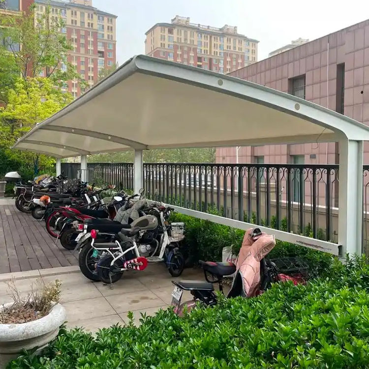 迁西县膜结构电动车棚